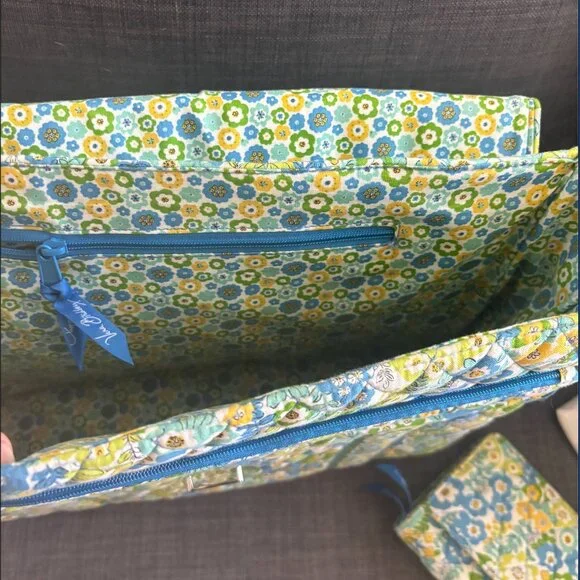 VERA BRADLEY BRIEFCASE TOTE WALLET COMBO - Picture 11 of 16